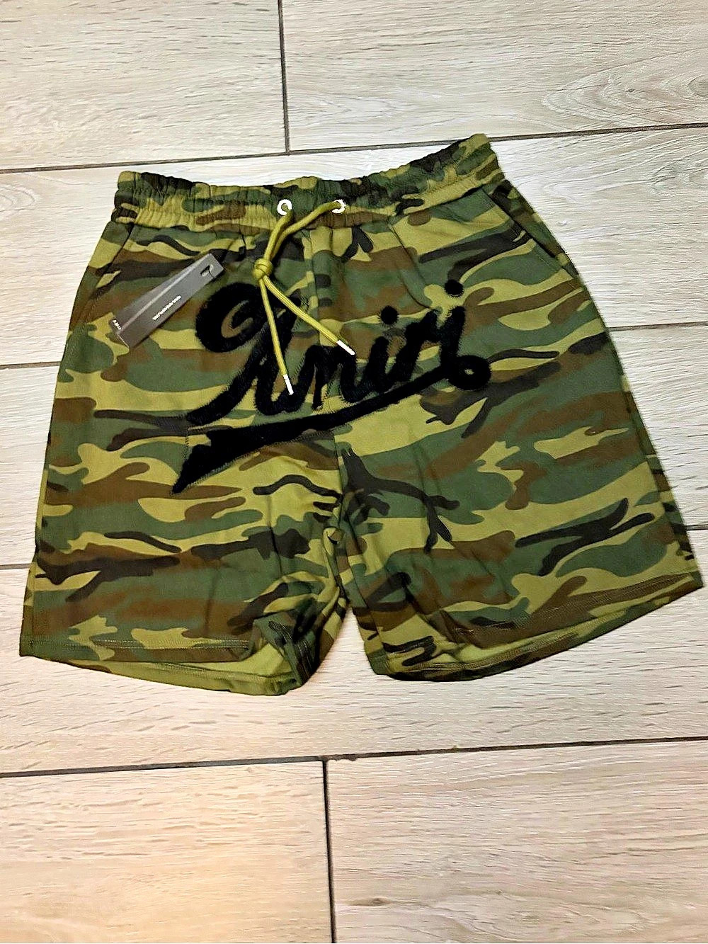 Core Logo Sweat Shorts Green & Black